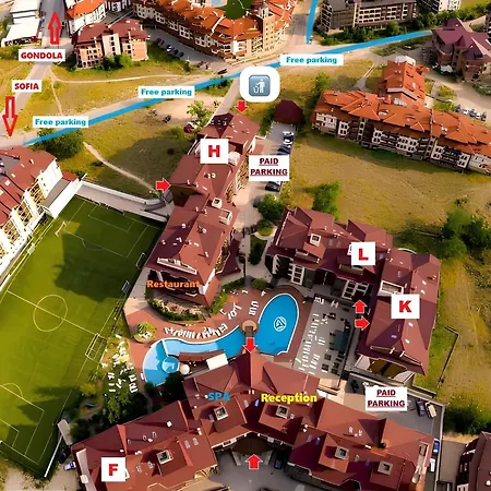 Appartement Belvedere Club Spa&pool Private Bansko